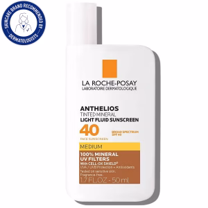 ANTHELIOS TINTED MINERAL LIGHT FLUID SUNSCREEN SPF 40